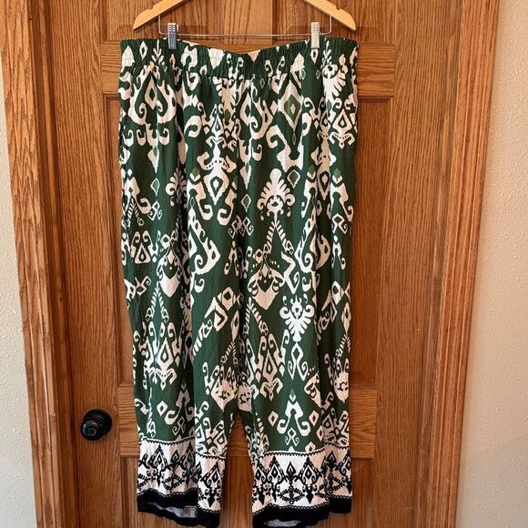 HAUTE HIPPIE Wide Leg Ikat Inspired Print Pants *NEW* - Picture 2 of 11